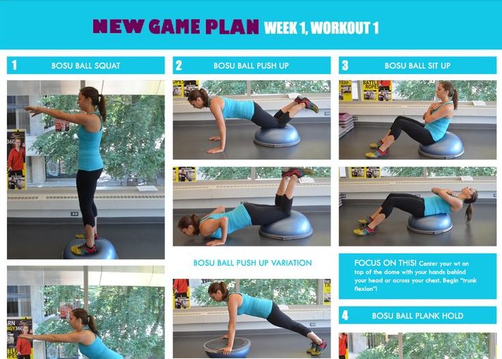 New Game Plan workout by MIT Recreation on Pinterest